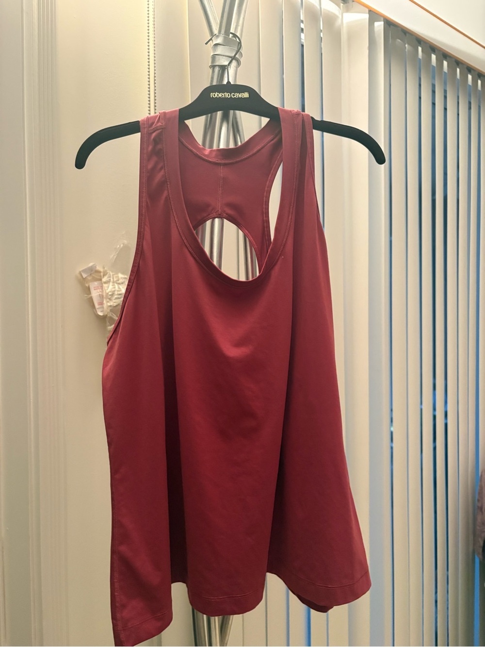 Athleta Burgundy Racerback Performance Tank